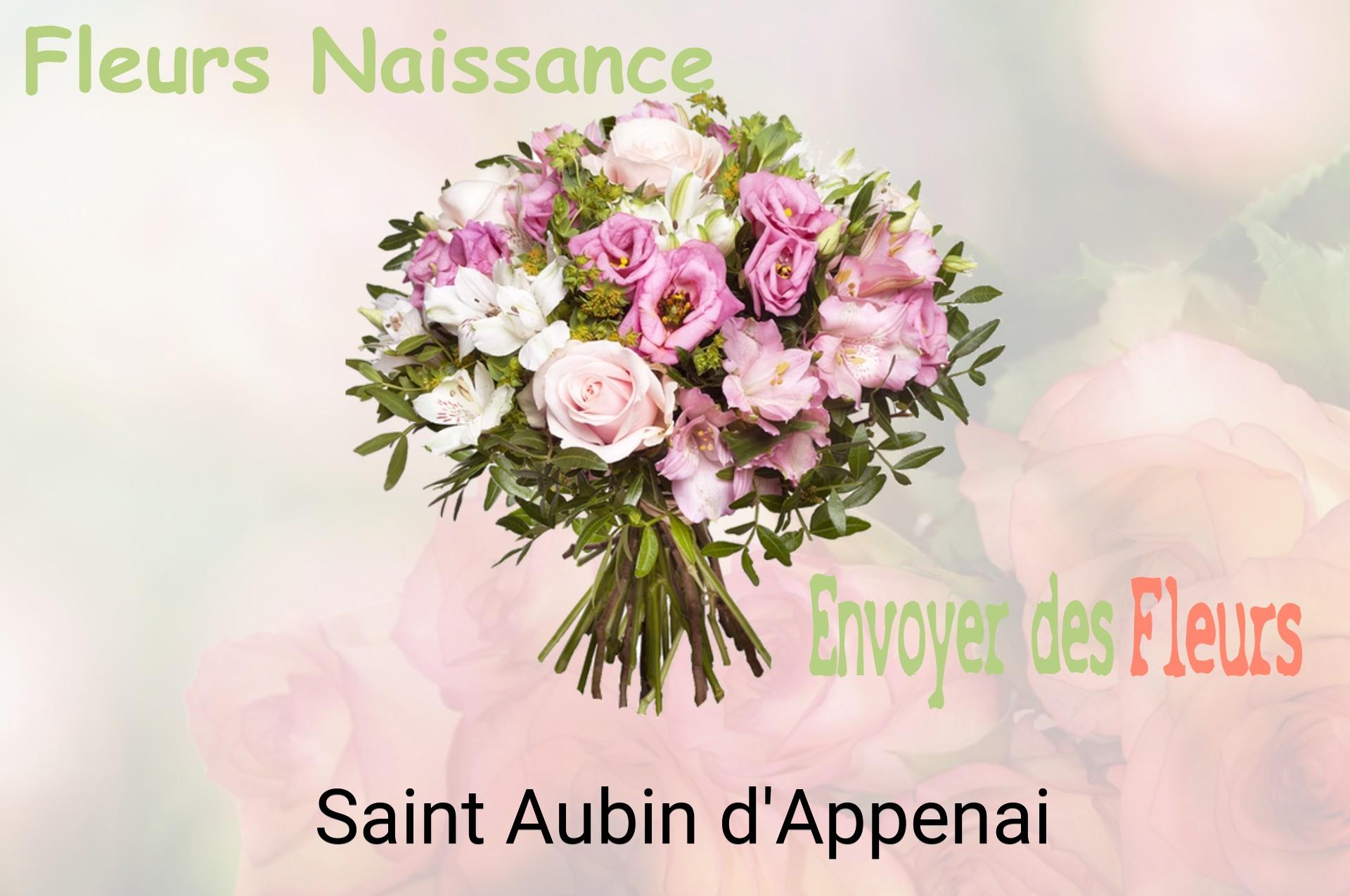 Bouquet de fleurs de naissance livré à Saint-Aubin-d'Appenai